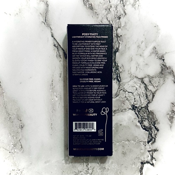 WHATS UP BEAUTY || Posy-tivity Lightweight Hydrating Face Primer ⭐️NIB⭐️ - Picture 9 of 9